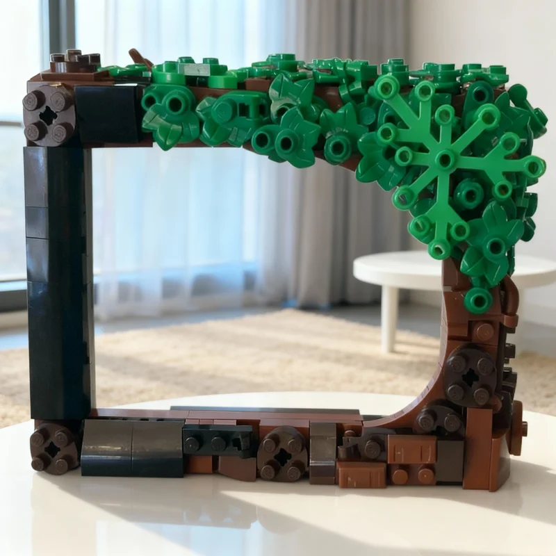 

Набор из 207 деталей MOC: Модель-конструктор «Бонсай» в рамке для фотографий, развивающая игрушка для самостоятельной сборки, идеальный подарок на Рождество, творческая идея для обучения