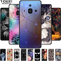 For Nubia Z50S Pro Case Fashion Protective Silicone Pained TPU Coque for ZTE Nubia Z50S Pro 5G Cover NX713J Lovely Soft Lions