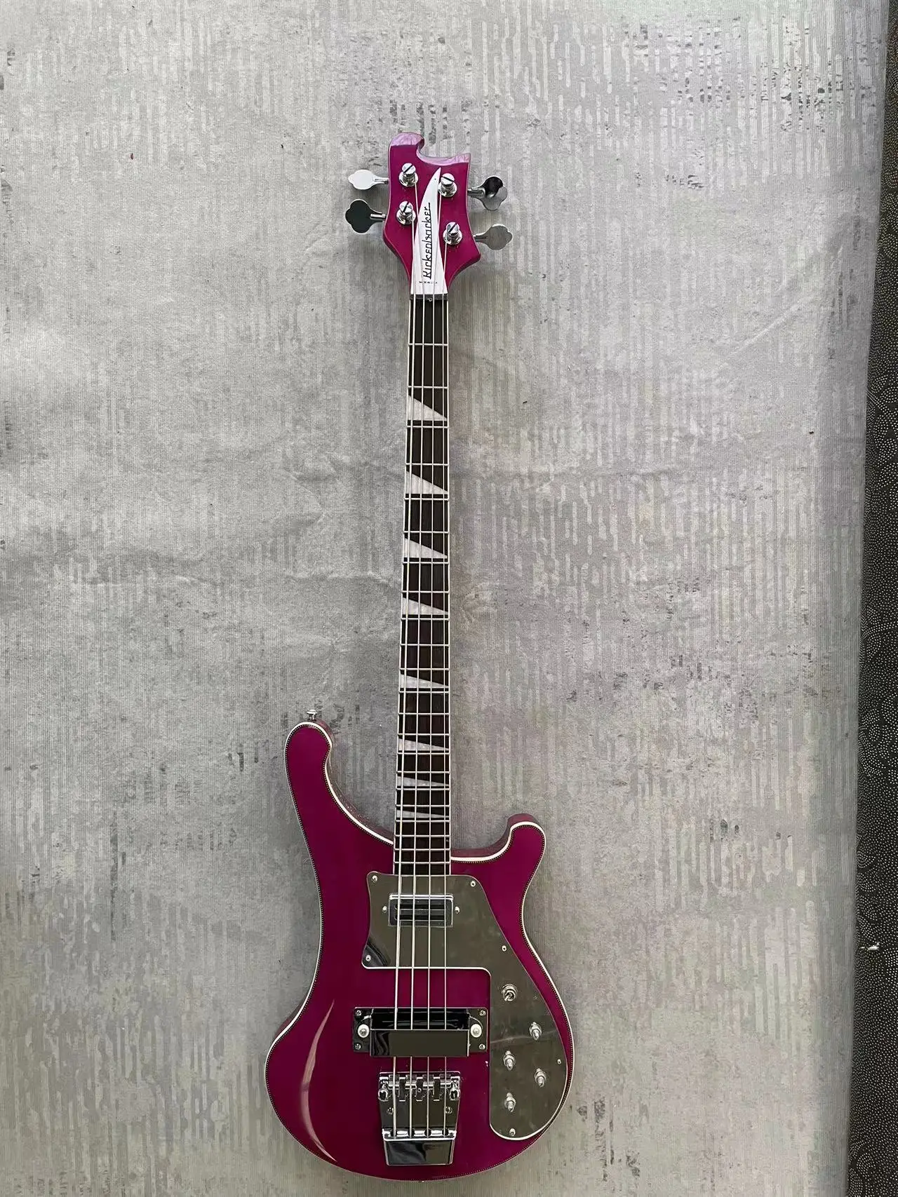 Rickenbacker 4003 bass, mahogany body, 4 string, free shipping, Made in China. Lattice binding