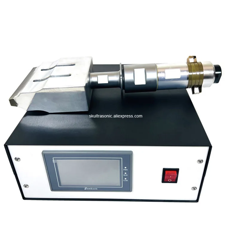 آلة ختم الأكواب الورقية بالموجات فوق الصوتية مولد هزاز ورأس لحام الألومنيوم 150 * 13 مم