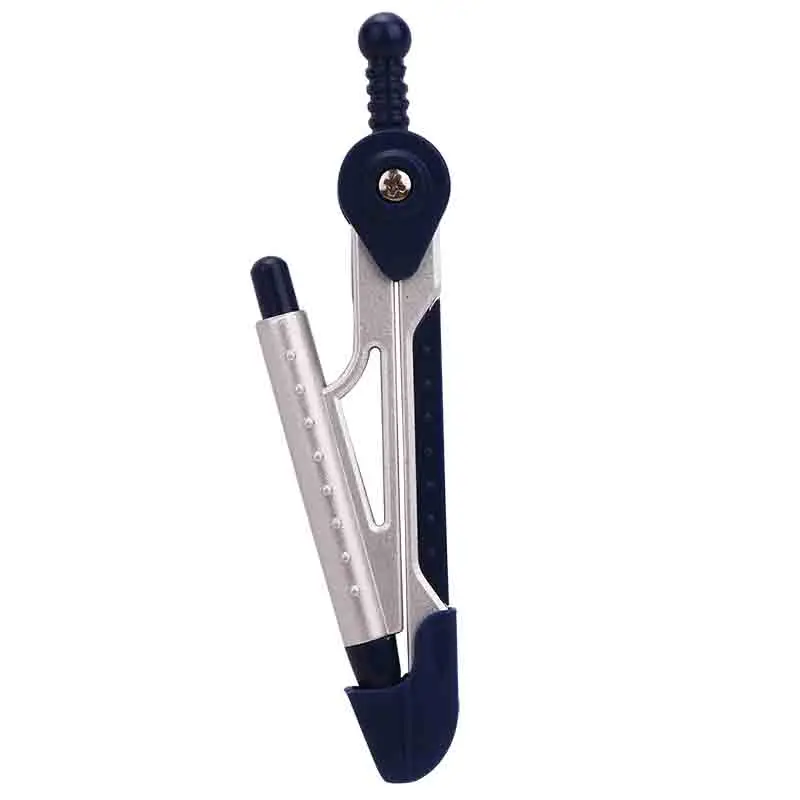 Deli-Aluminum Compass Set, Desenho Bússolas, lápis mecânico, Ferramentas de Redação, Material Escolar, 8616