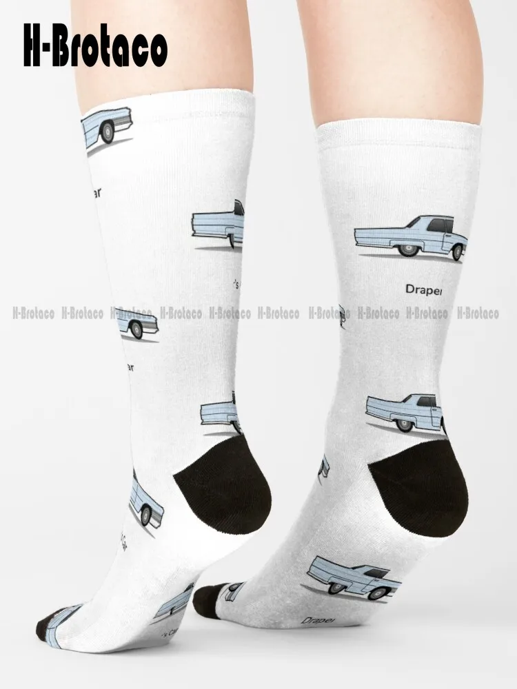 Draper'S Car Mad Men Don Draper Socks Thin Socks Women Comfortable Best Girls Sports Gd Hip Hop Street Skateboard Socks Casual