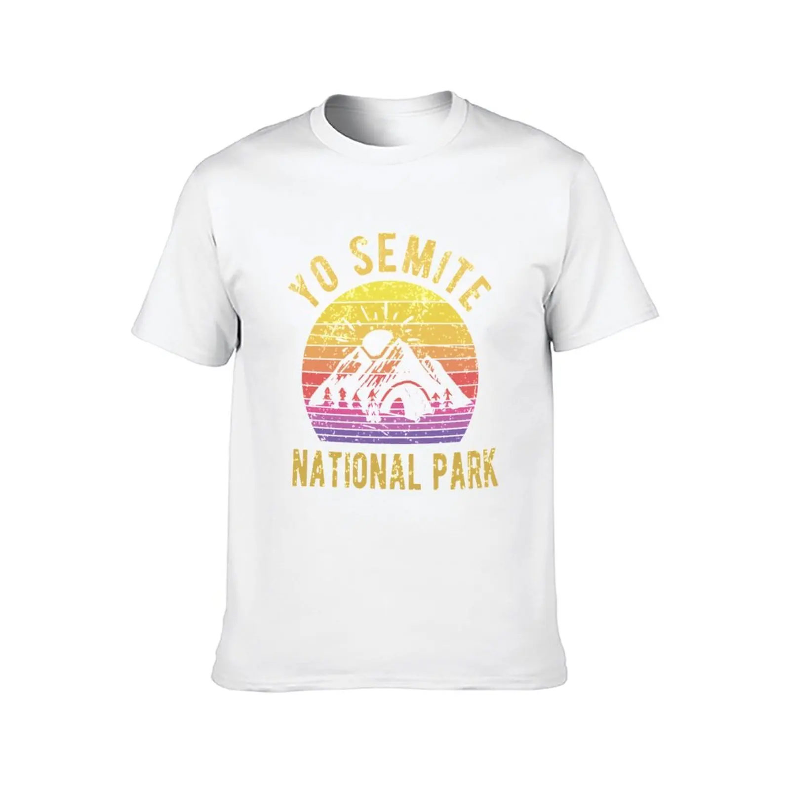 تي شيرت يو سيميت للرجال بقصة ضيقة تي شيرت برسوم جرافيك للرجال #2