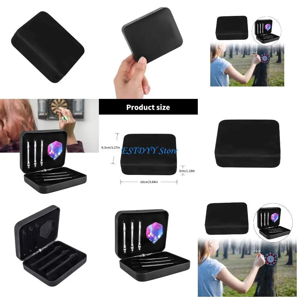 

G6DE Portable Darts Storage Case Fit 3Darts Carrying Case Protective Foam Inserts