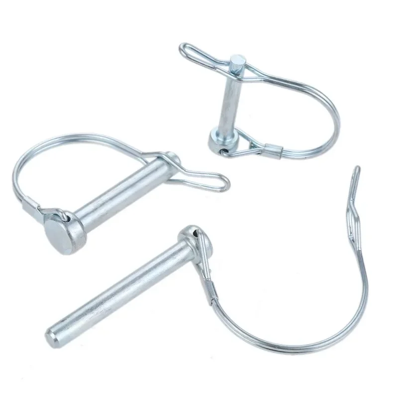 1/2/4 Stuks Koppeling Veiligheidsspelden D-Haak Stalen Snelsluiting Aanhanger Vrachtwagen Fietswagen Boot Rv Hitch Latch