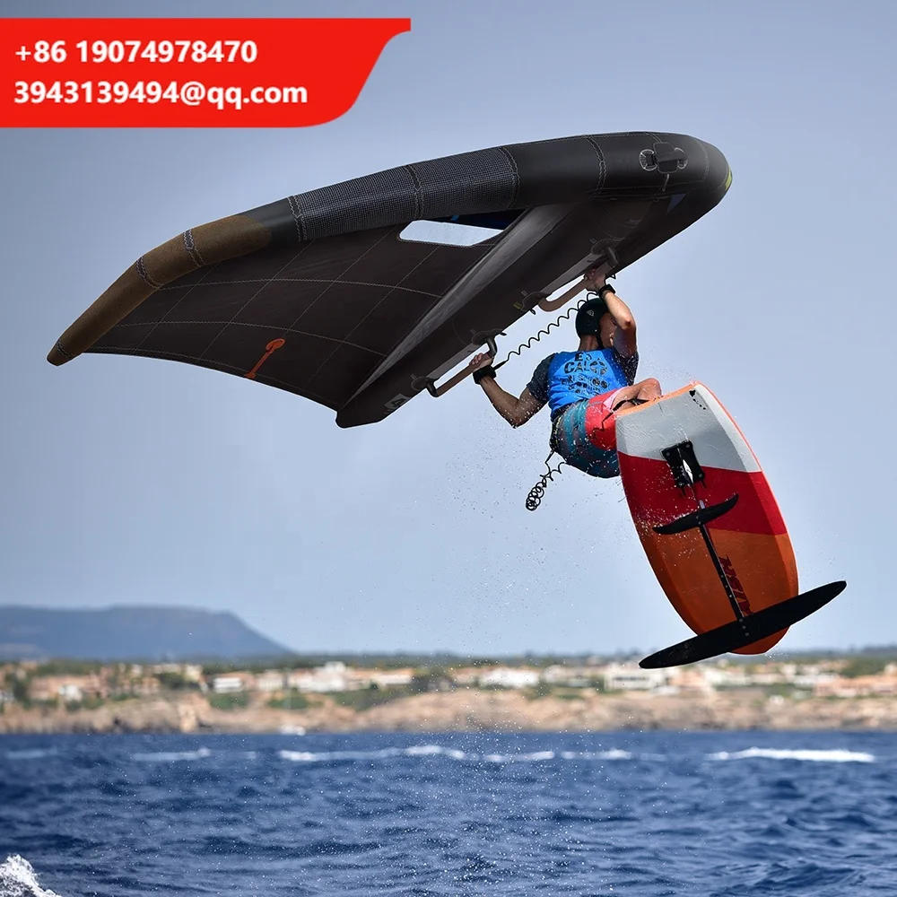 

Custom High Quality Inflatable Surf Foil Wing Surfing Wing Kite Wind Wingfoil Kite Foil Hydrofoil Board Windsurfing Foil Sail