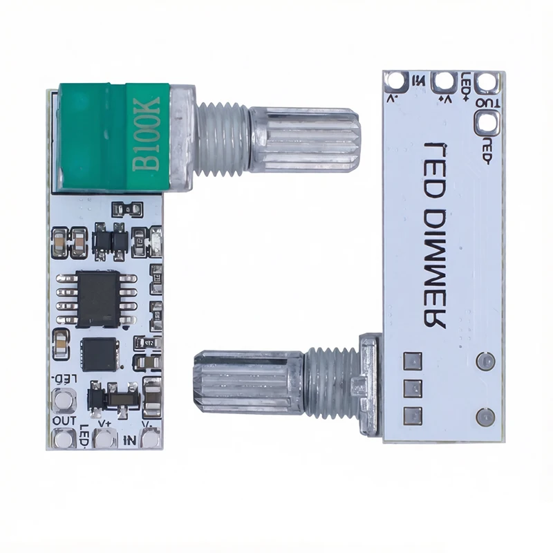 LED Mini Constant Voltage Dimming Board PWM Stepless Brightness Regulator B100K Potentiometer Module For LED Strip Lamp DIY