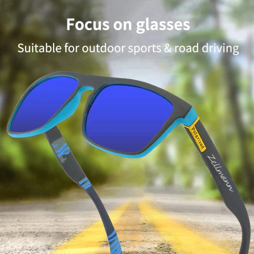 

2024 New hot sale men's polarizing glasses UV400 Outdoor Sports Cycling Eyewear Running glasses Safety goggles LensesAlbaoptics