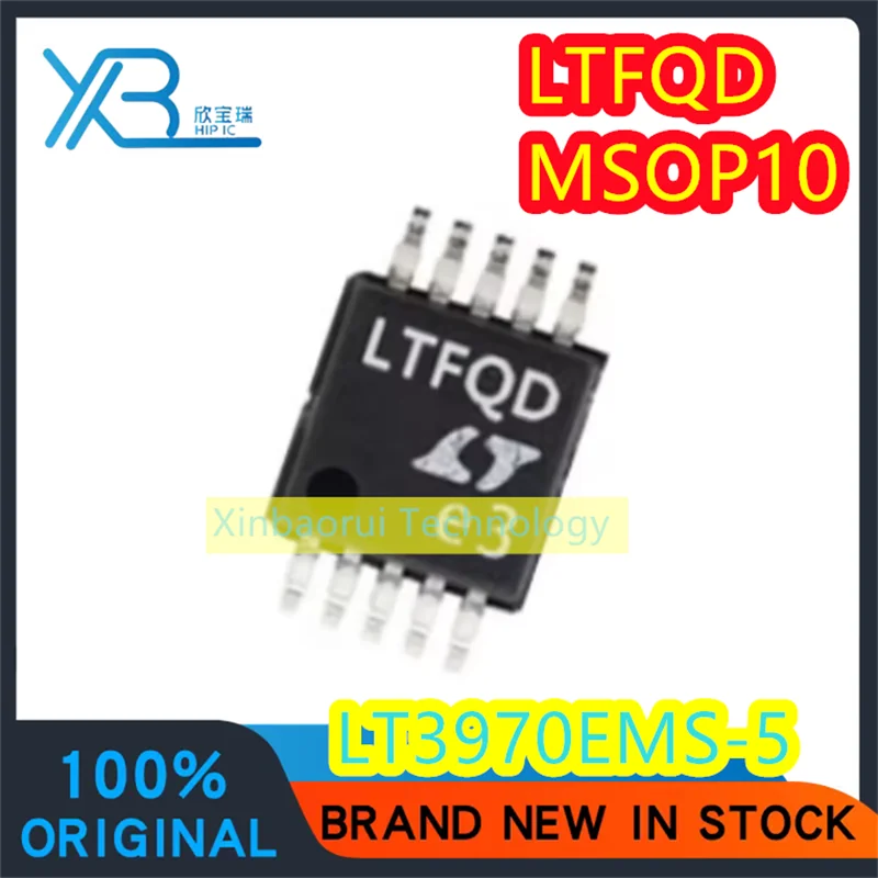 (3/10pieces) LT3970EMS-5 LT3970 Parts Mark LTFQD SMD MSOP-10 Buck Regulator Chip Brand New Original Electronics