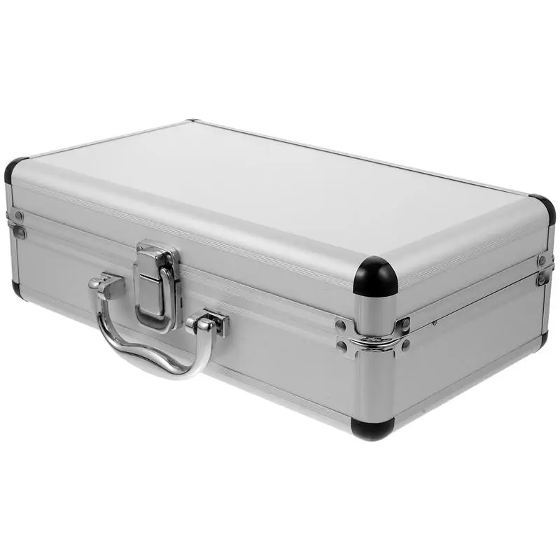 Case Toolbox Miss Lockbox Aluminum Briefcase Men Hard Foam Pearl Cotton Carrying Metal Handheld Container Aluminium Case