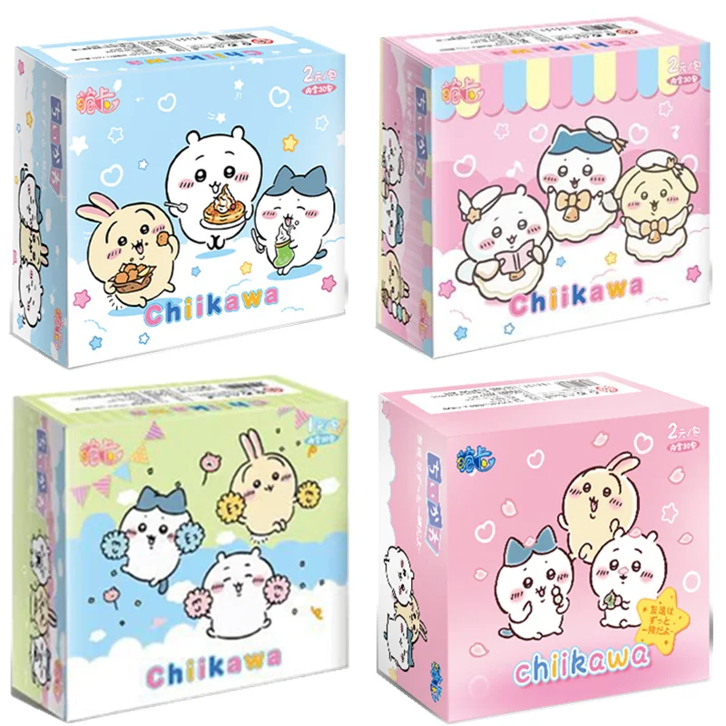 

Аниме Chiikawa Card Usagi Аниме Периферийные игровые персонажи Коллекционная карта Слепая коробка Детские игрушки Рождественские подарки