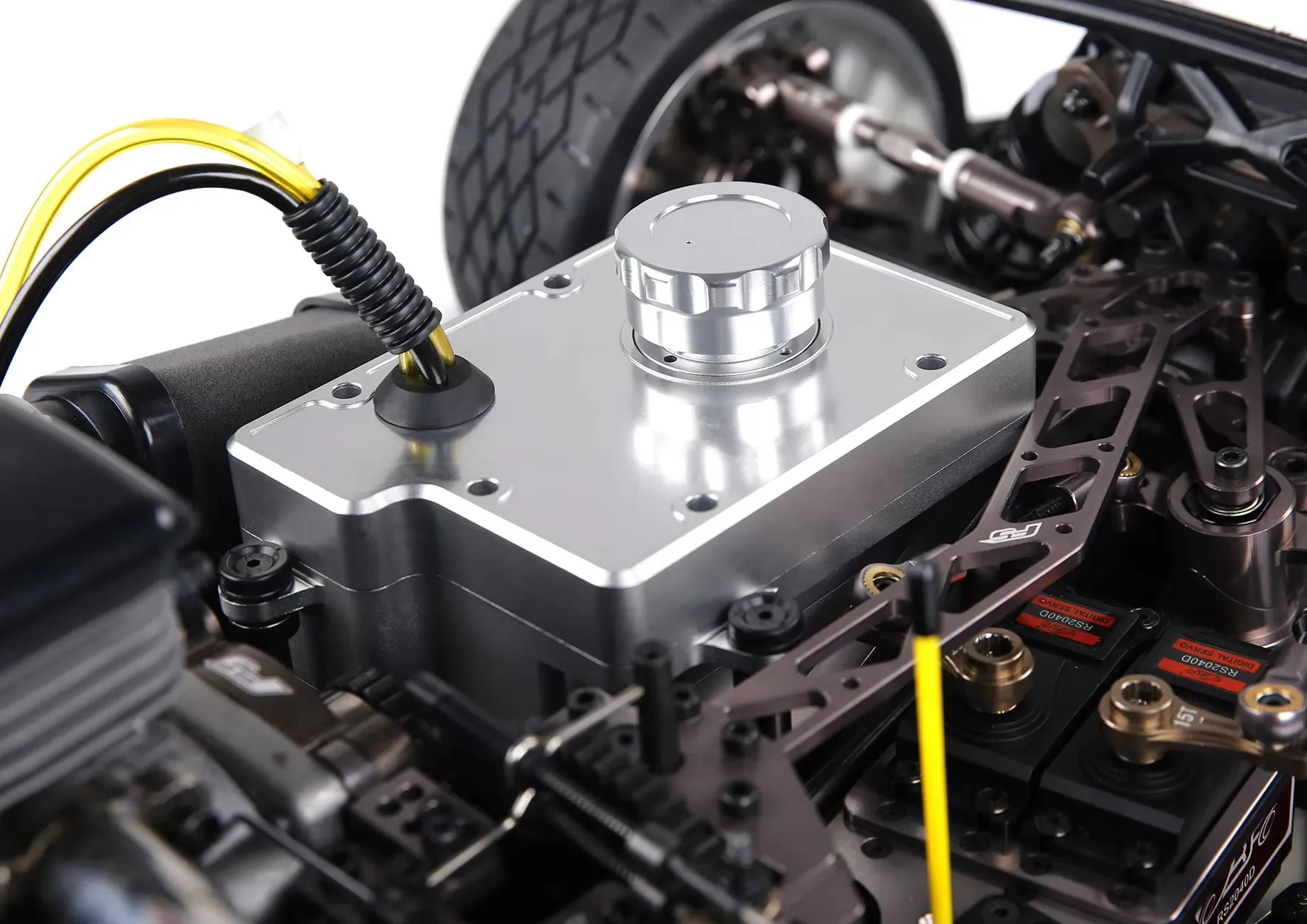 ชุดถังโลหะรั่วซีเอ็นซีสําหรับ 1/5 ROFUN ROVAN F5 RF5 MCD