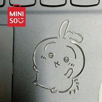 미니소 애니메이션 치카와 DIY 장식 귀여운 우사기 하치웨어 만화, 잘 생긴 컴퓨터 태블릿 전화 금속 스티커, 소녀 선물
