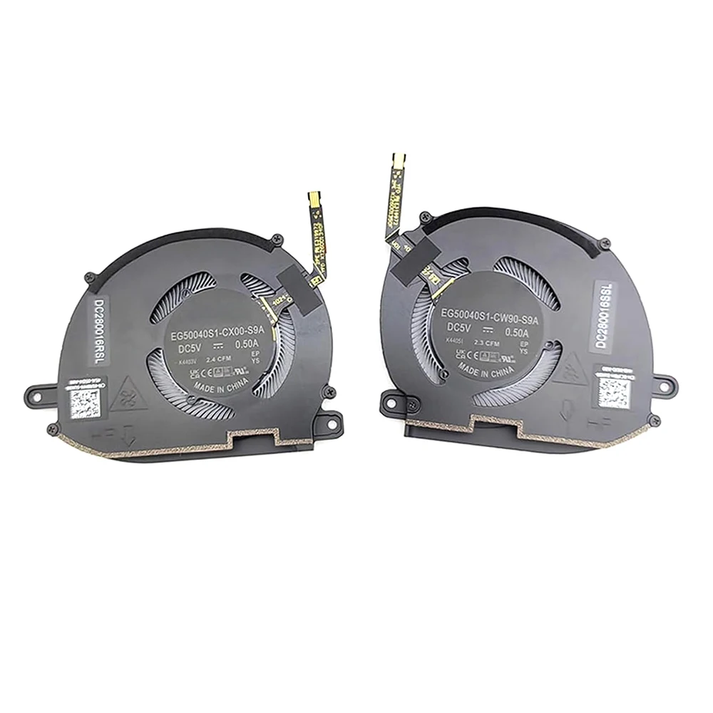 

Fan For DELL For XPS 13 9340 9350 2024 01R0HN 1R0HN 0CJF8H ND55C98-23C02 EG50040S1-CW90-S9A ND55C97-23C01 EG50040S1-CX00-S9A