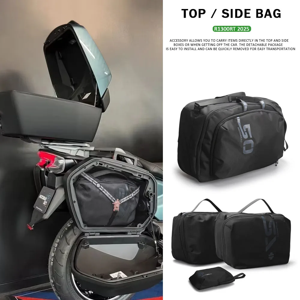 

НОВЫЕ аксессуары для мотоциклов, боковые сумки для багажа для BMW R 1300 RT, черный верхний чехол, внутренняя сумка R1300RT R 1300RT R1300 RT 2025