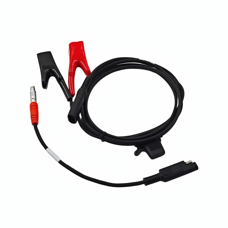 Cable A00400 con pinzas de cocodrilo + Cable de alimentación externo 5 pines A00302 para Trimble para estaciones Topcon GPS HiPer Lite herramientas de encuesta