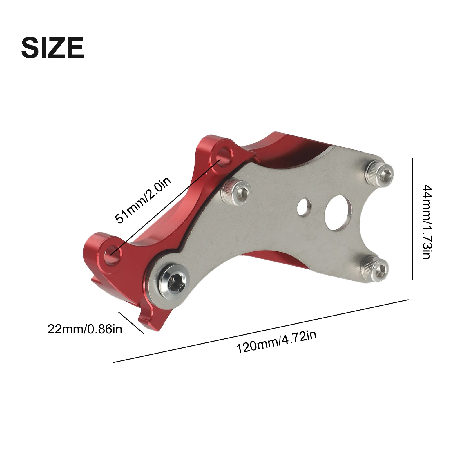 

Bike Bicycle Frame Disc Brake Conversion Kit Disc Brake Adaptor Bracket Holder Aluminum Alloy Road Bicycle Modification Parts