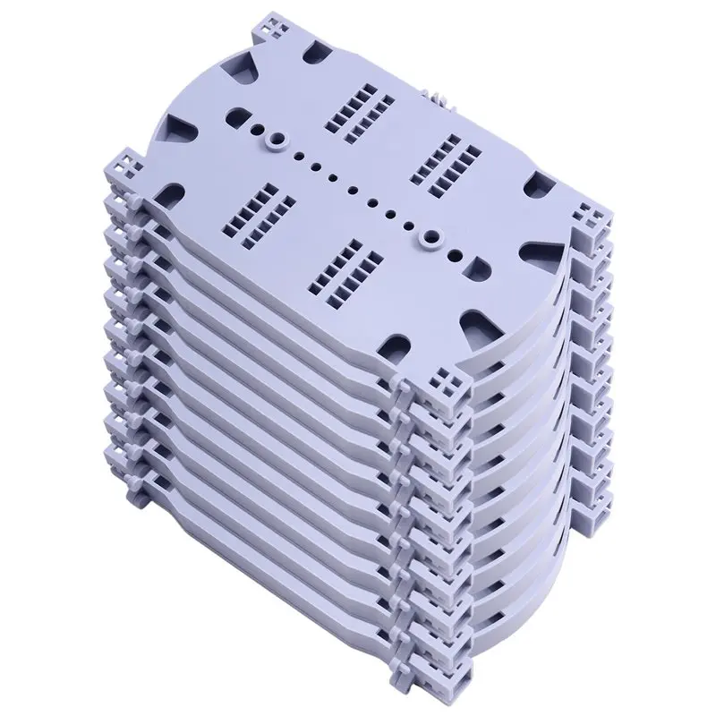 

B44C FTTH лоток для сварки, 10 шт., 12 ядер, лоток для сращивания оптического волокна с крышкой для распределительной коробки для закрытия волокна