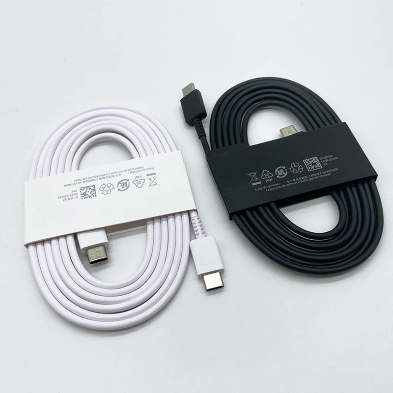 180cm 3A USB TYPE-C Super Fast Charging Data Cable For Samsung Galaxy S23 S22 S21 S20 Note 20 Ultra 10 Plus Z Fold 4 3 Flip 2 5G