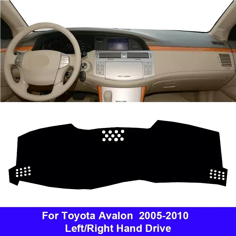 

Car Auto Inner Dashboard Cover LHD RHD Dashmat Carpet Cape Sun Shade Pad Rug Anti-sun Anti-UV For Toyota Avalon 2005 - 2010