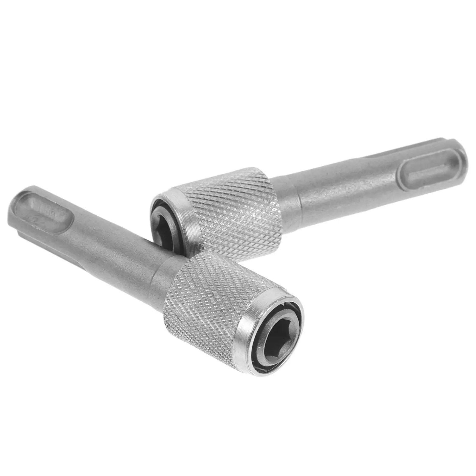 

2Pcs Electric Hammer Adapter Round Shank to Hexagonal Shank Converter Portable Adjustable Drill Bit Extension Magnetic Drill Bit