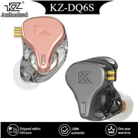 KZ x HBB DQ6S In-Ear Earphone HiFi Metal Headset Music Monitor Headphones ZEX PRO EDX PRO ZSX ZAX ZAS ZS10PRO CRA DQ6 EDS