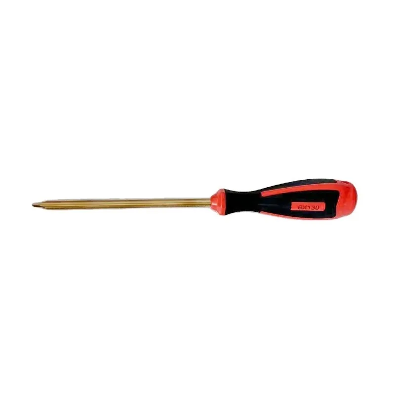 Non Sparking Tools Beryllium Copper  Slotted Screwdriver 6.5*170mm  Suitable for various fields