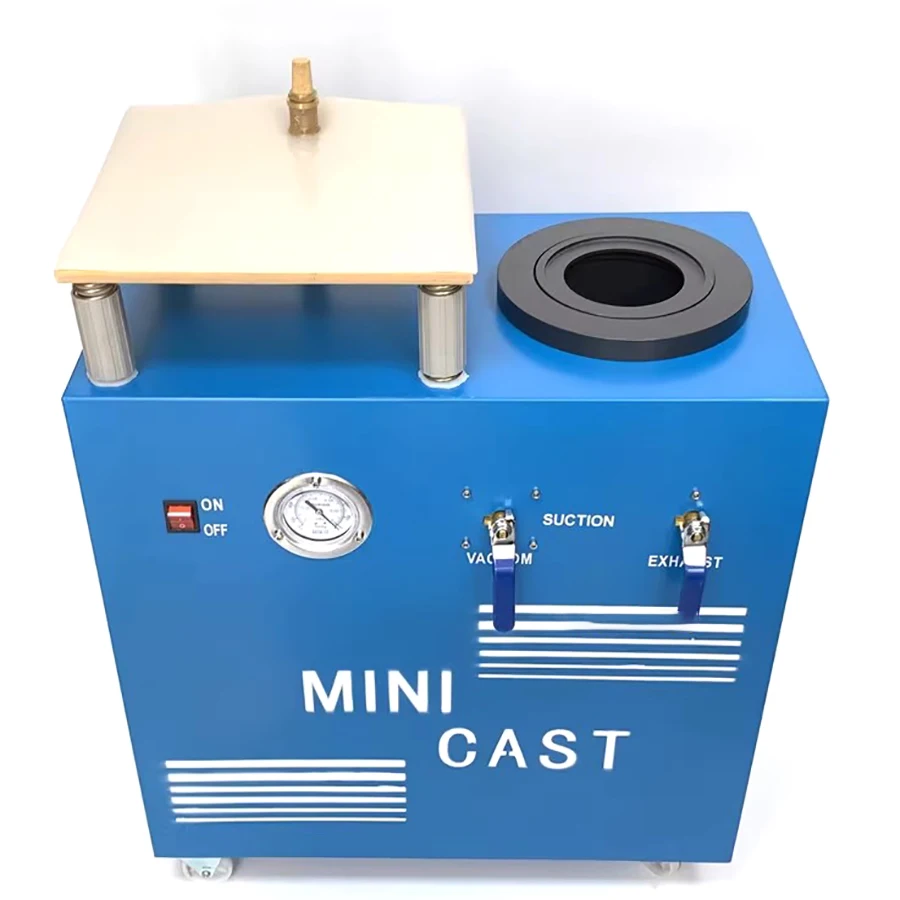 4L/6L الفولاذ المقاوم للصدأ مجوهرات فراغ آلة الصب الذهب والفضة معدن الاستثمار المفقودة معدات صب الشمع لصنع المجوهرات #1