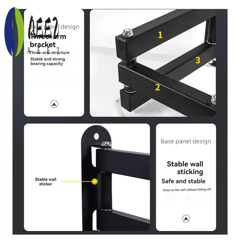 

AEE2-Universal Adjustable TV Wall Mount Bracket Universal Rotated Holder TV Mounts For 14 To 32 Inch LCD Monitor Flat Panel