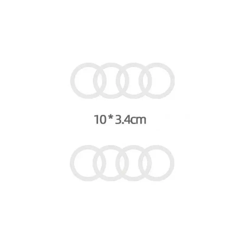 2Pcs Car Rear Window Sticker Side Body Pull Flower Decoration for Audi Q2 Q5 A5 B8 A3 A4 A6 S3 S6 S8 8P C7 RS3 RS4 Accessories