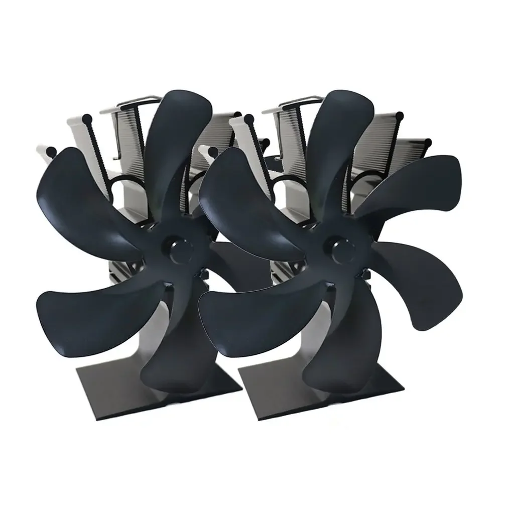 Fireplace Heat Powered Stove Fan | 6 Blades | Ecofan | Quiet Operation | Efficient Heat Distribution