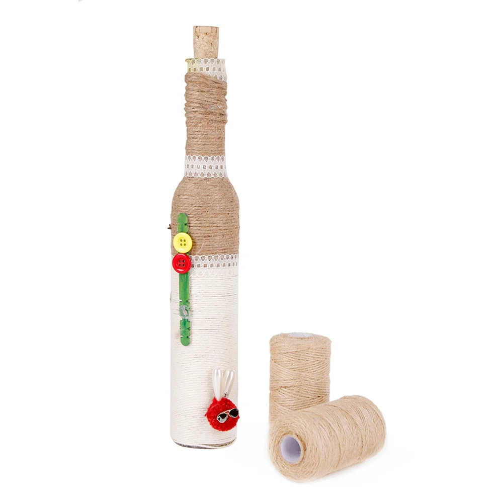 

100 Yard Natural Jute Twine Strong Durable String for Arts Crafts Packaging Party Decoration Gardening Cord Twine String