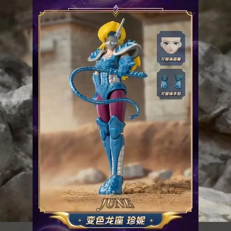 BLOKEES Gold Saints Stars Serie Welle 4 Saint Seiya Lizenzierte Actionfiguren-Set für Anime-Sammlung & Geschenk – Detail 7