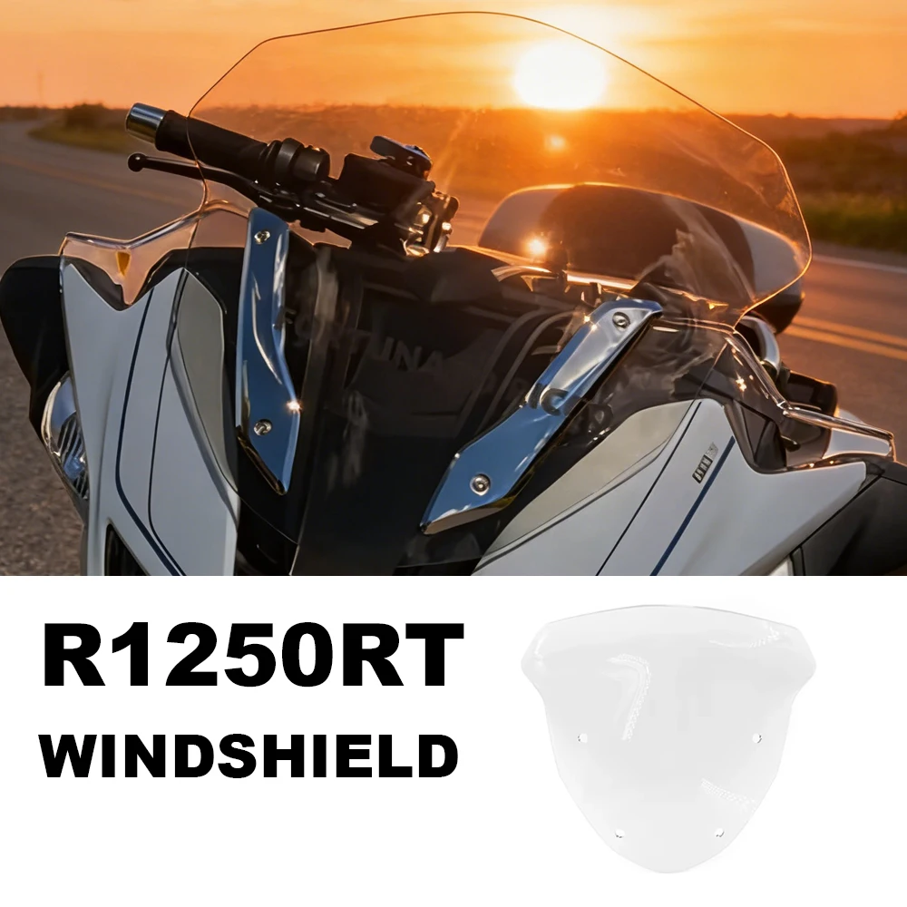 R1250RT R 1250RT 2024 Heightened Windshield Deflector Increase Wind Screen For BMW R1250 RT Motorcycle Front Windscreen Fairing