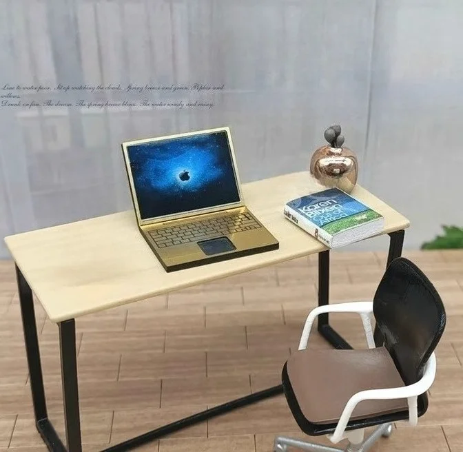 

1/18/24 Диорама, мини-модель ноутбука, реквизит для ремонта автомобиля, аксессуары для модели сцены, сделай сам, сочетание с украшениями для гаражных сцен, реквизит