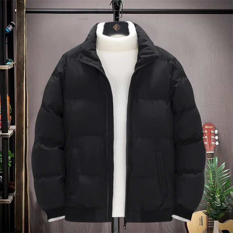 

Мужская куртка, осенне-зимняя теплая куртка с хлопковой подкладкой, зимняя повседневная спортивная куртка с хлопковой подкладкой, куртки с воротником-стойкой для мужчин, парка