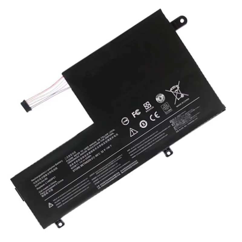 Laptop Battery For Lenovo Yoga 500 14ISK 500-14IBD Edge 2-1580 FLEX 3-1570 for xiaoxin 510S L14M3P21 L14L3P21