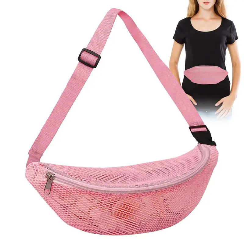 

Beach Waist Bag Shell Pouch With Adjustable Strap Lightweight Waist Pack With Zipper Portable Organizer For Kids And Adults