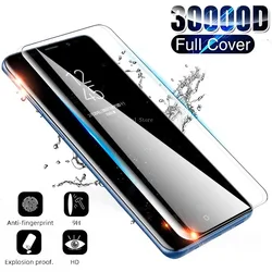 9D Tempered glass for Samsung Galaxy S21 S22 S23 plus ultra FE Note Protection screen For Samsung S20 S8 S9 S10 10 9 plus glass