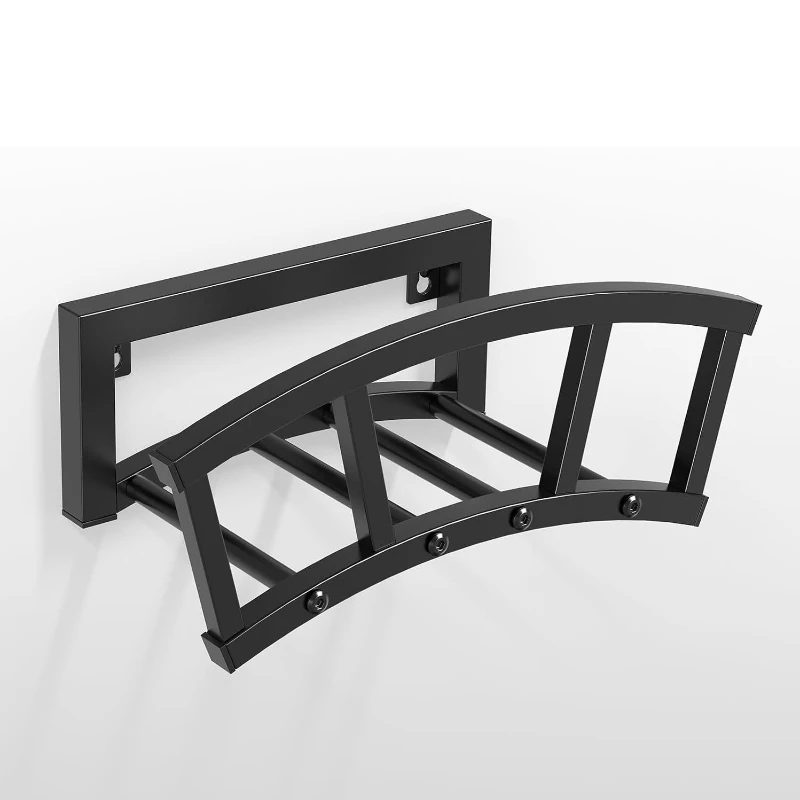 

Garden water pipe storage bracket Wrought iron removable hose bracket Plug-in garden water pipe storage wall bracket