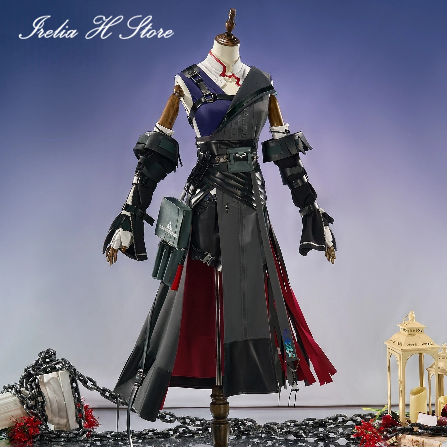 

Костюм для косплея Irelia H Store Arknights Chen the Dawnstreak, игровой костюм Чен, униформа, костюм на Хэллоуин