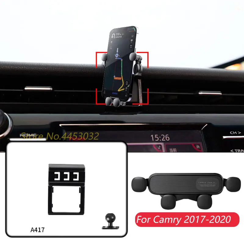 Регулируемый гравитационный навигационный кронштейн для Toyota Camry XV60 2017-2020