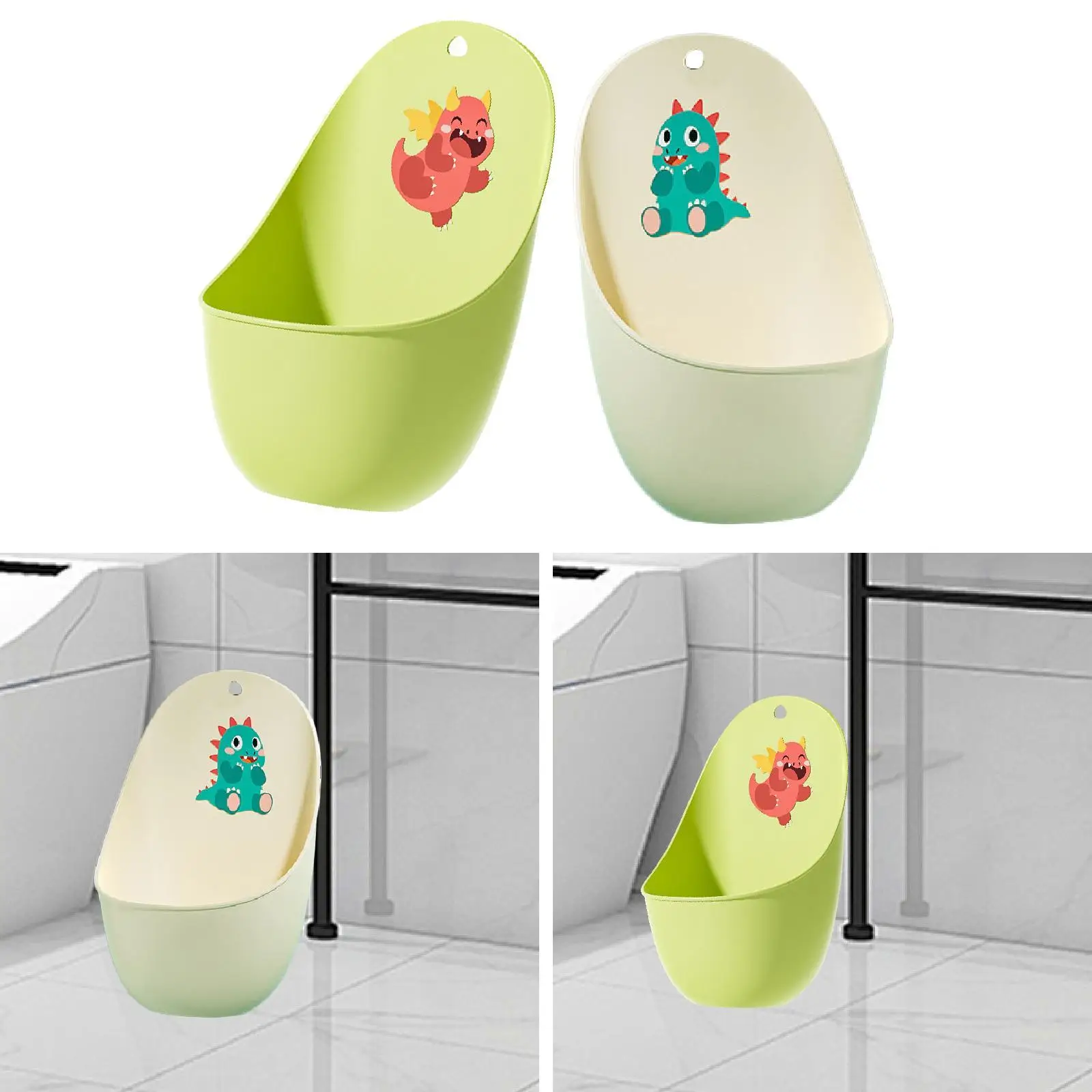 Orinatoio per bambini, carino, facile da pulire, da appendere, portatile, per bambino
