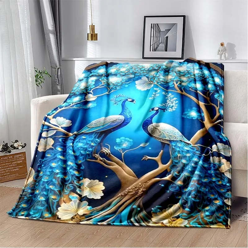 Wild Creature Dragon Beast Art Print Flannel Blanket Ultra Soft Warm Throw For Couch Bedroom Living Room Indoor Home HolidayGift