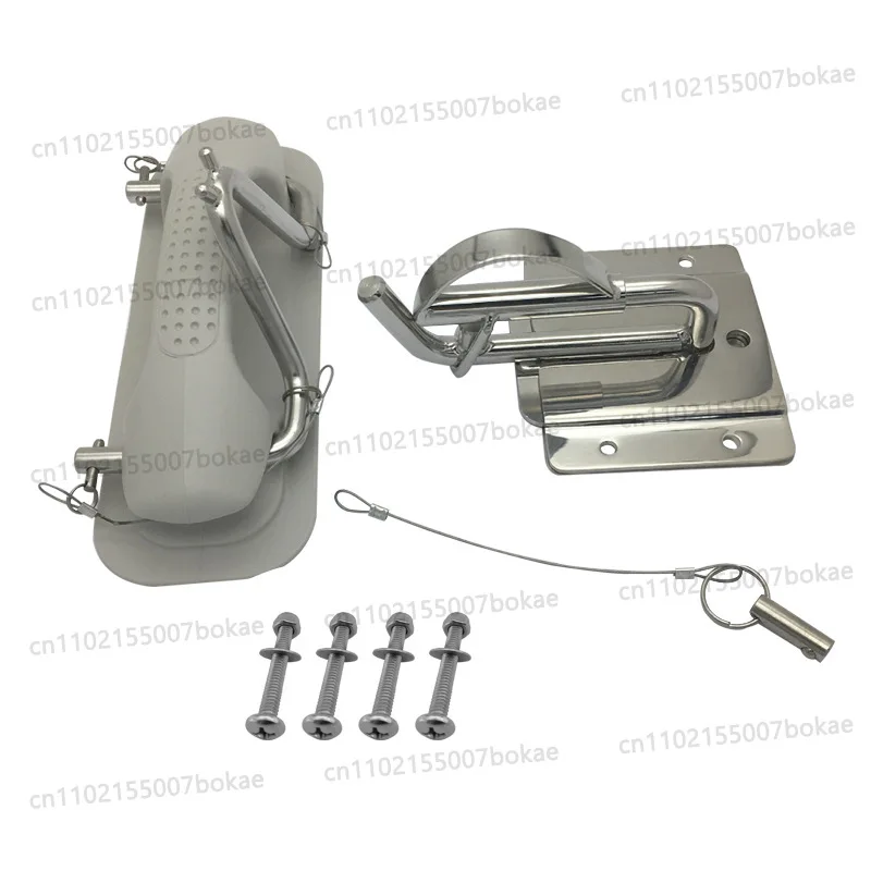 Marine accessories - new stainless steel docking bracket combo - boat hoist kit - marine yacht hardware