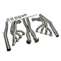 Stainless Exhaust Headers Manifolds & X Pipe for 05-13 Chevy Corvette C6 LS2 LS3