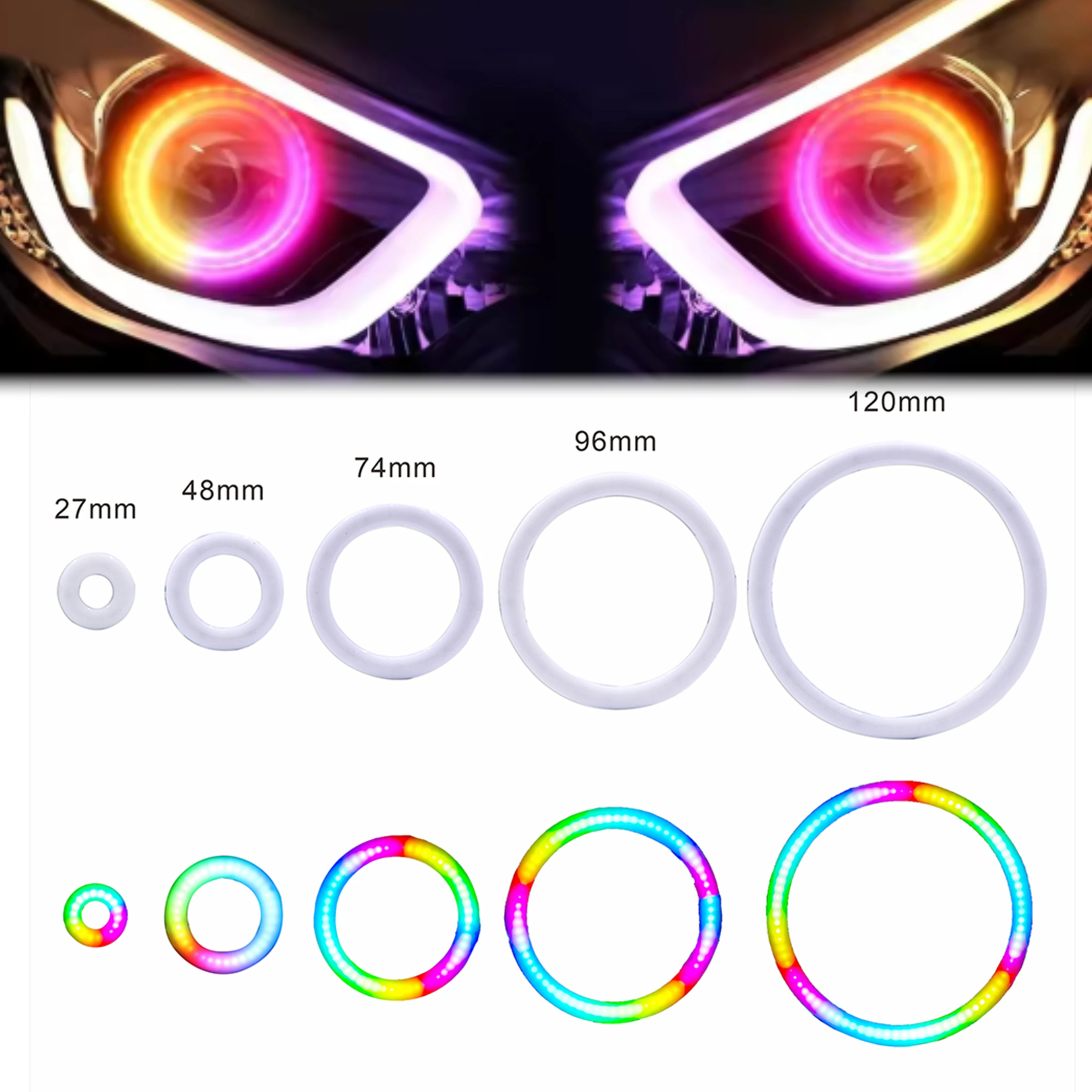Anneau lumineux LED COB WS2812 - Led Ring Light 18 avis et prix