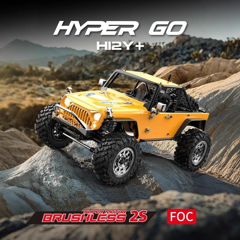 Meijiaxin carro de controle remoto indução sem escova 1/12 grande escalada veículo off-road modelo rc brinquedo simulação brinquedo das crianças