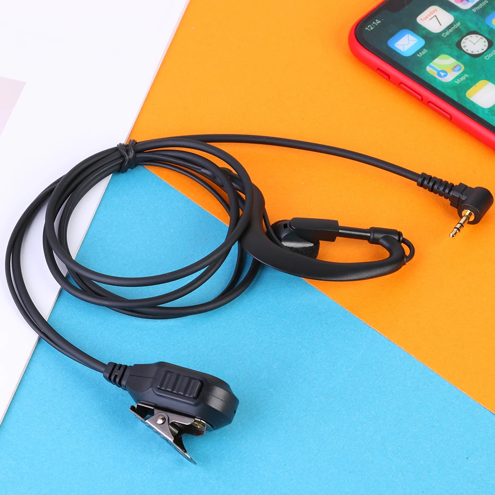 2.5 مللي متر 1Pin سماعة سماعة أذن مع PTT Mic سماعة اسلكية تخاطب سماعة متعددة الوظائف لراديو موتورولا كوبرا