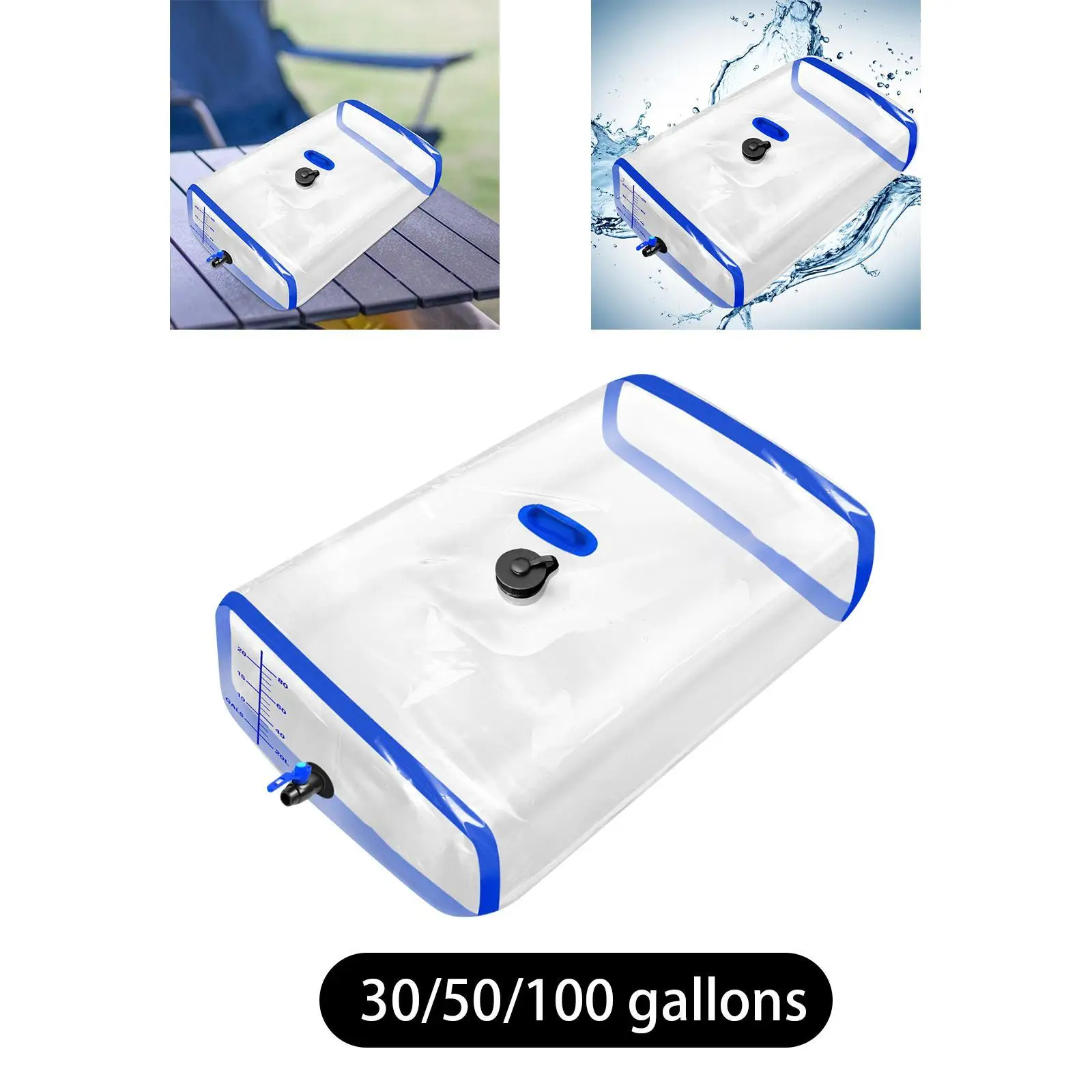 

Water Storage Bladder Portable for Drought Resistance Hiking Garden Watering